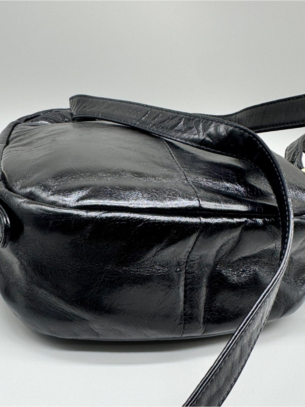 Hobo International Hogan Classic Black Mini Leather Backpack - Picture 7 of 9